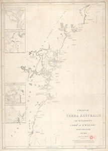 Printed chart of Terra Australis (East Coast, Sheet I)