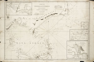 Printed chart of Terra Australis (South Coast, Sheet V)